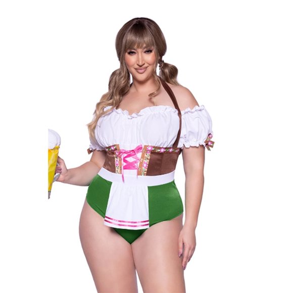 Plus Flirty Fraulein Costume